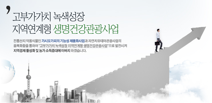 고부가가치 녹색성장 지역연계형 생명건강관광사업